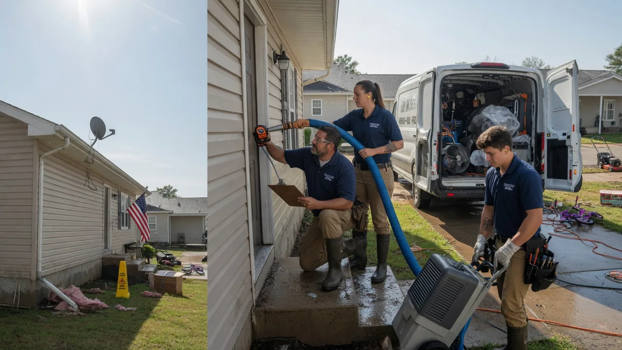 Ceiling Water Damage Restoration in Langston, OK near me